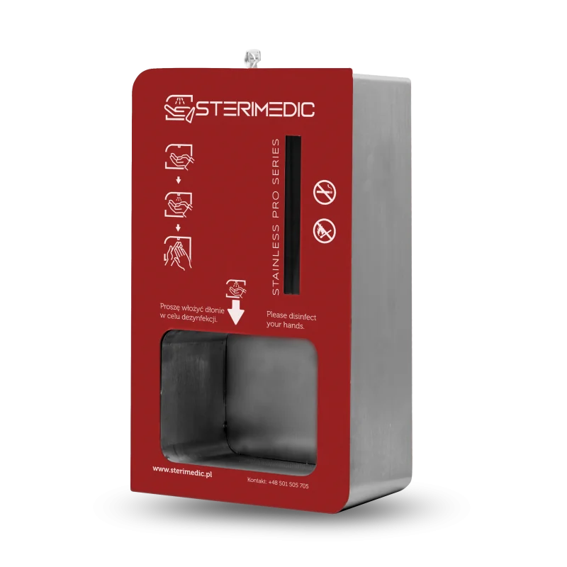 Sterimedic Stainless Pro Series — czerwony
